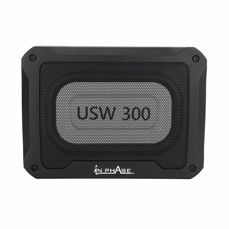 In Phase USW 300 underseat subwoofer, imported from the UK