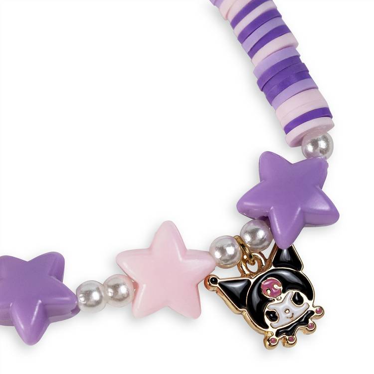 Hello Kitty Kuromi pastel charm bracelet set of 2, UK version