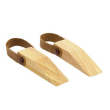 Argos Home pack of 2 pine doorstops, imported from the UK
