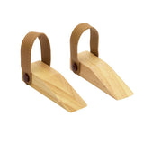 Argos Home pack of 2 pine doorstops, imported from the UK