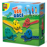 SES Creative Dino Egg Race outdoor game with wooden spoons (British brand)