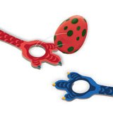 SES Creative Dino Egg Race outdoor game with wooden spoons (British brand)