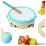 Chad Valley wooden music set 5 instruments - British product