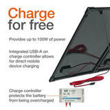 OSRAM 100W solar car battery charger - British product