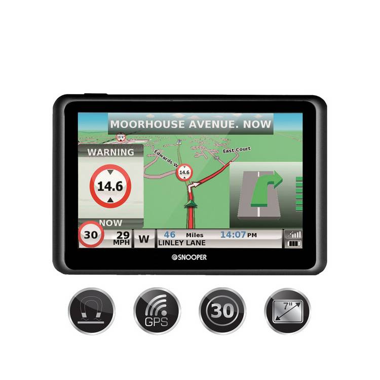 Snooper S6900 Ventura sat nav 7-inch, imported from the UK