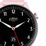 Limit ladies pink silicone strap calling smartwatch, UK version