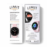 Limit ladies pink silicone strap calling smartwatch, UK version