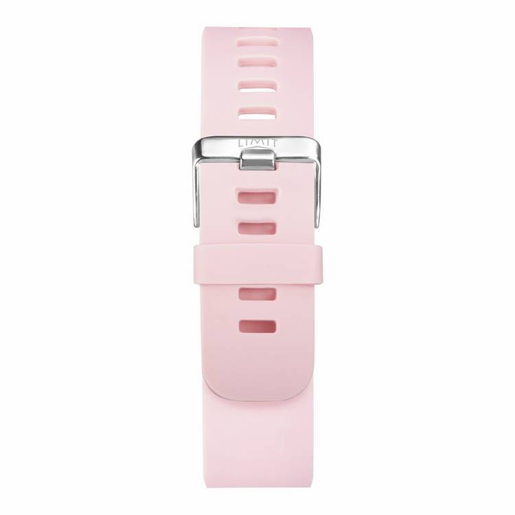 Limit ladies pink silicone strap calling smartwatch, UK version