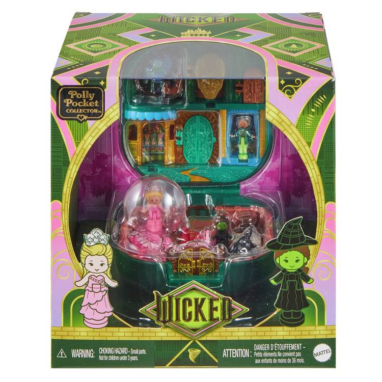 Polly Pocket Wicked compact toy playset micro dolls, UK version