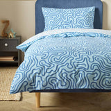 Argos Habitat Squiggle Blue & White Kids Bedding Set Single- Buy online at McGrocer