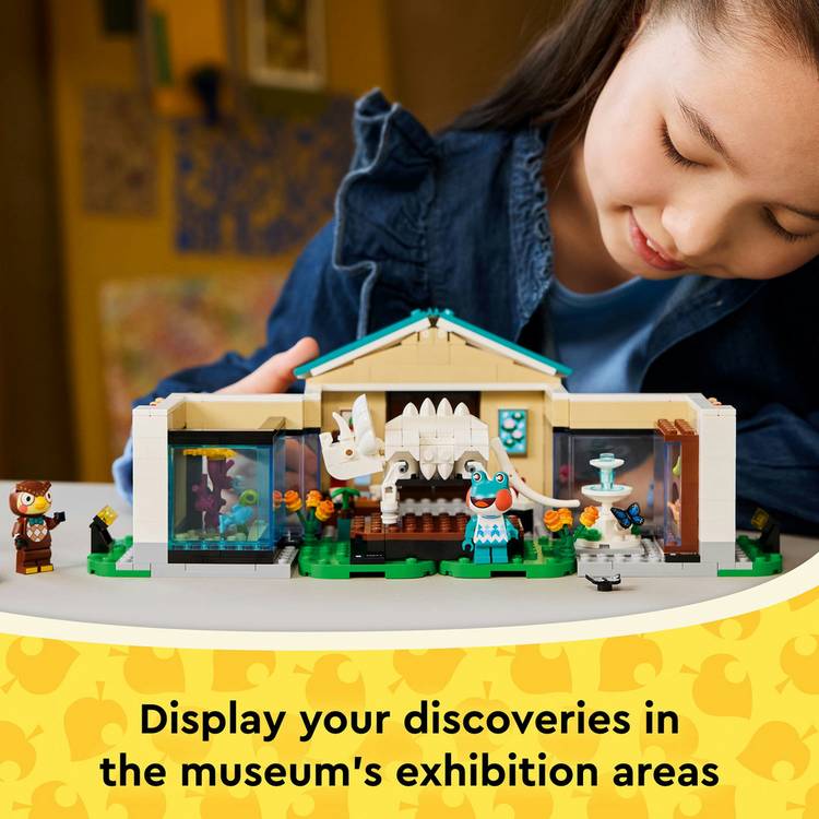 LEGO Animal Crossing Blathers's Museum Collection building set 543 pieces, imported from the UK