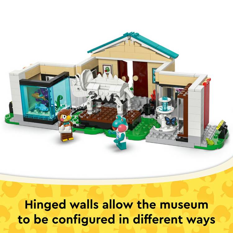 LEGO Animal Crossing Blathers's Museum Collection building set 543 pieces, imported from the UK