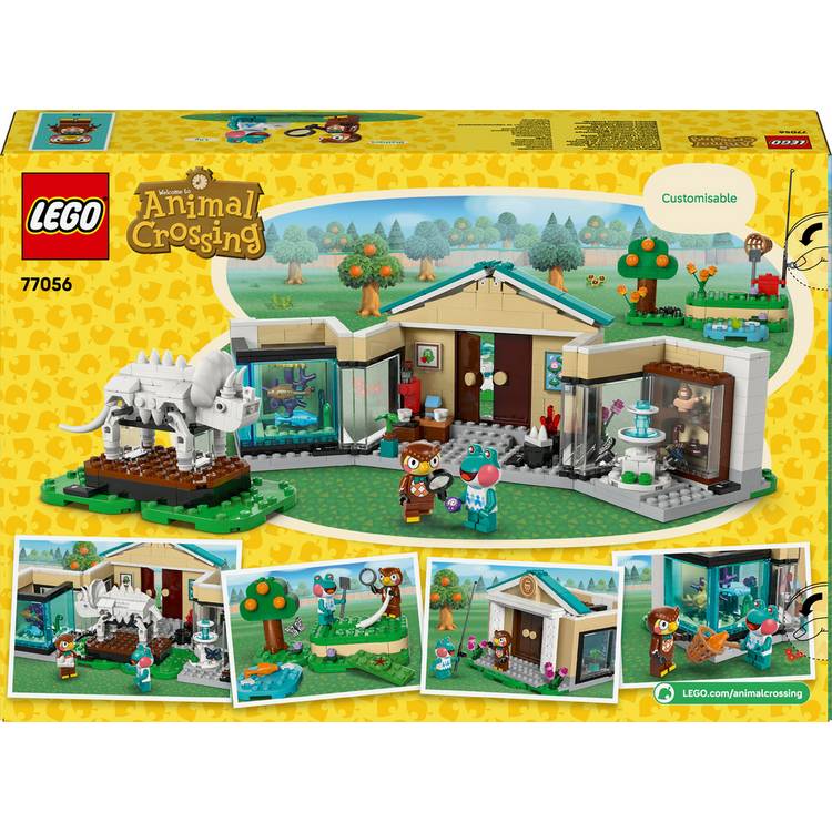 LEGO Animal Crossing Blathers's Museum Collection building set 543 pieces, imported from the UK