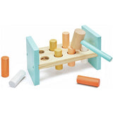 Chad Valley wooden hammer bench toddler toy, UK version
