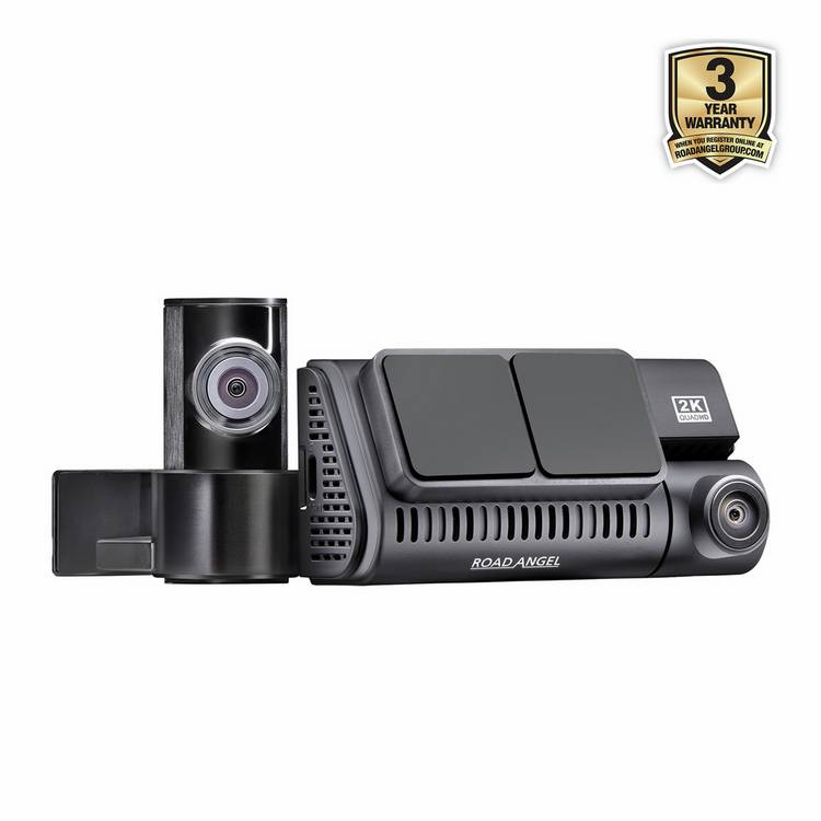 Road Angel Halo Guardian 2K LCD dual dash cam, UK version