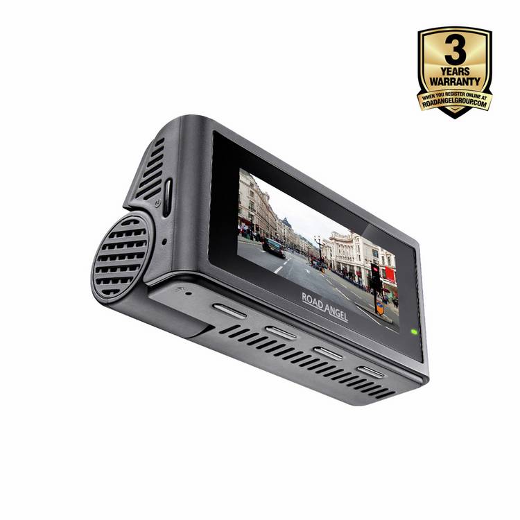 Road Angel Halo Guardian 2K LCD dual dash cam, UK version