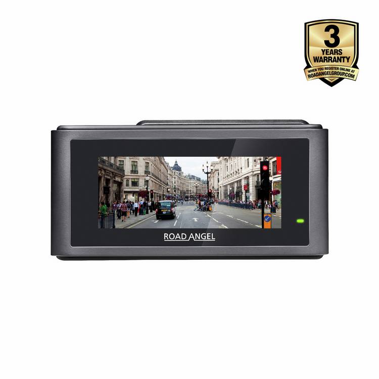 Road Angel Halo Guardian 2K LCD dual dash cam, UK version
