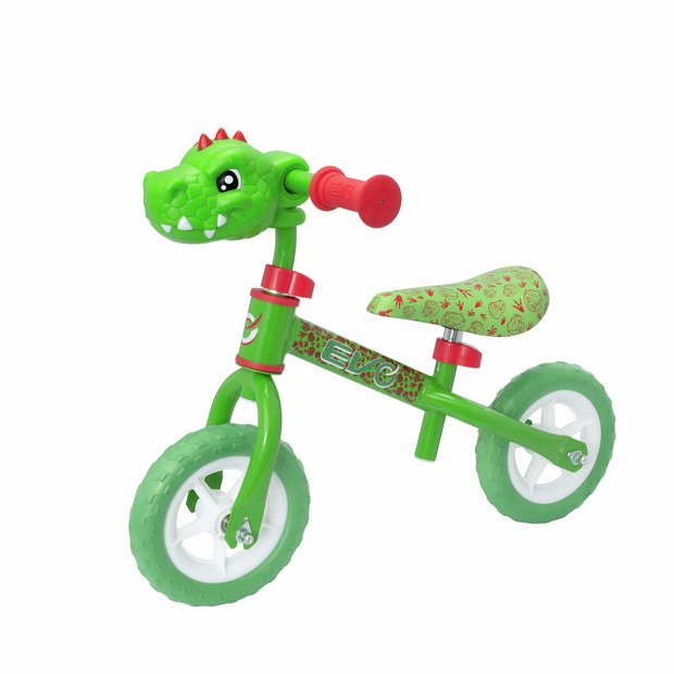 EVO Dino balance bike 8 inch with steel frame, imported from the UK