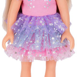 DesignAfriend 14 inch Little Sister doll happy birthday outfit (British brand)