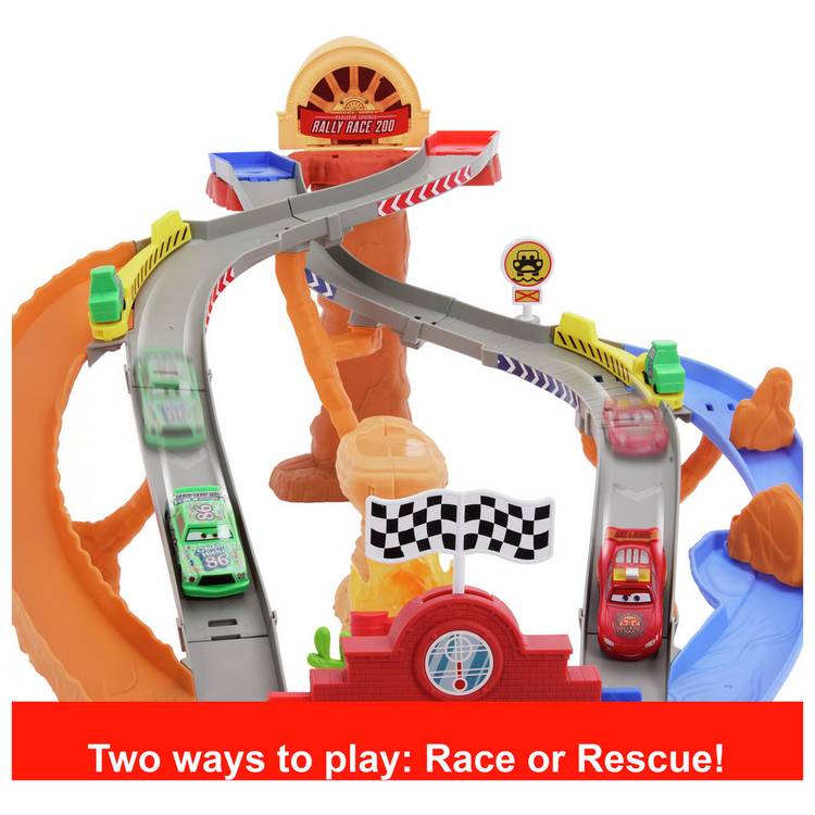 Mattel Disney Cars Radiator Springs raceway playset large, imported from the UK