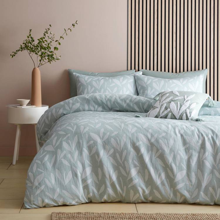 Appletree jacquard green bedding set single, UK version