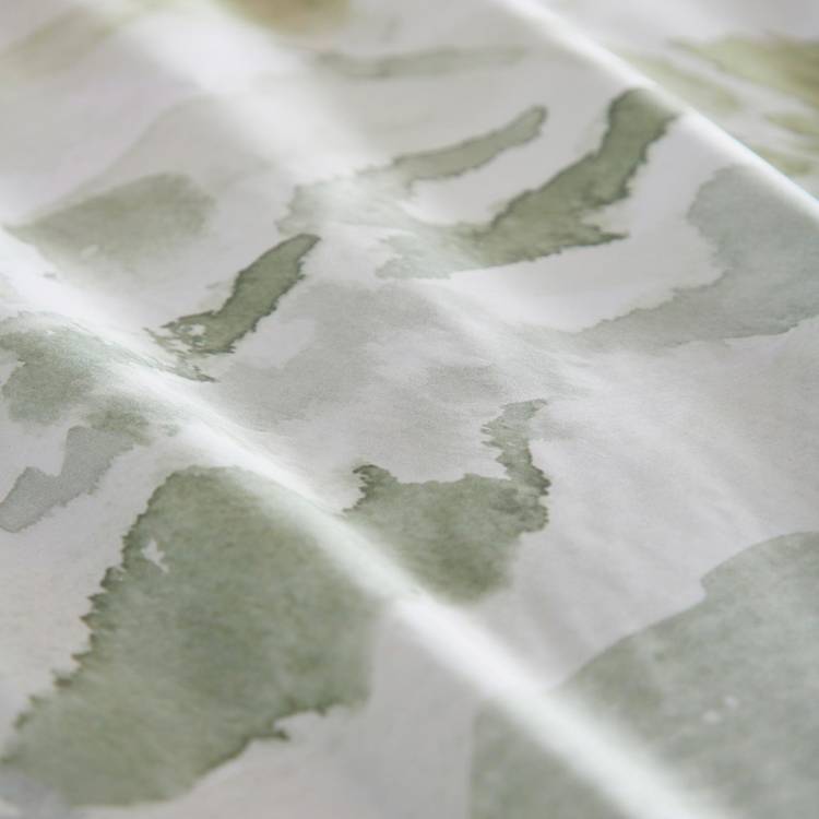Appletree Edale cotton bedding set green print double (British brand)