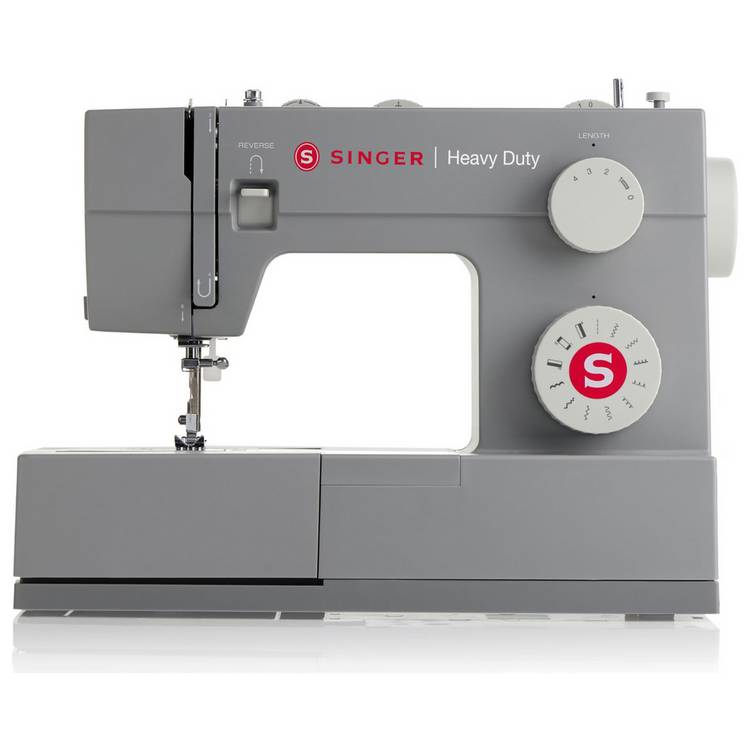 Singer 4411AR heavy duty sewing machine in grey, imported from the UK