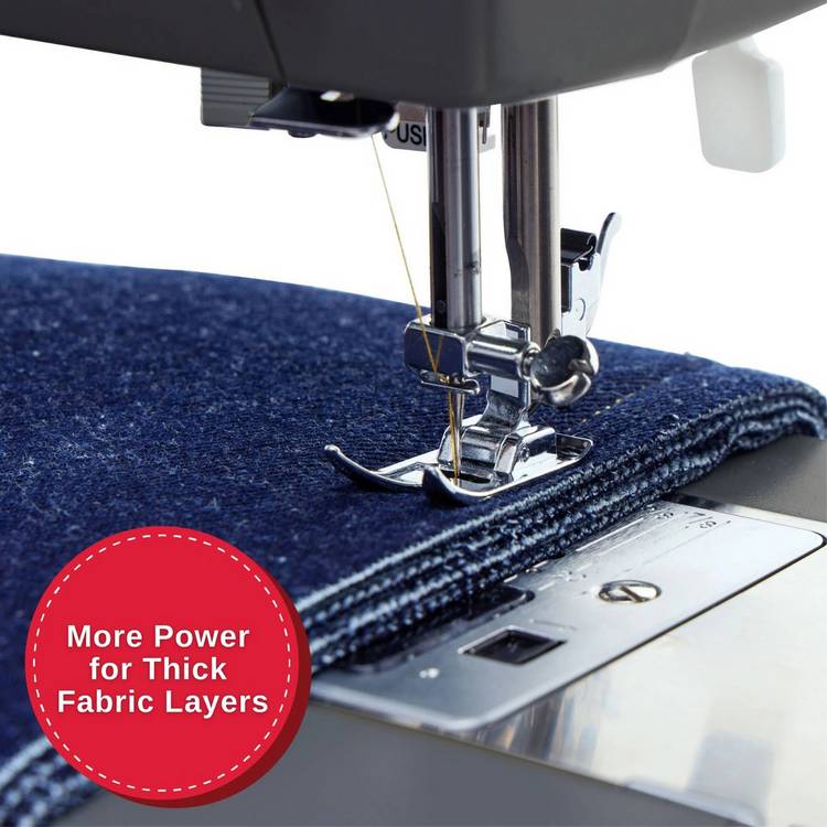 Singer 4411AR heavy duty sewing machine in grey, imported from the UK