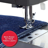 Singer 4411AR heavy duty sewing machine in grey, imported from the UK