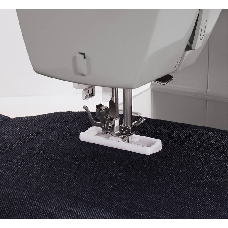 Singer 4411AR heavy duty sewing machine in grey, imported from the UK
