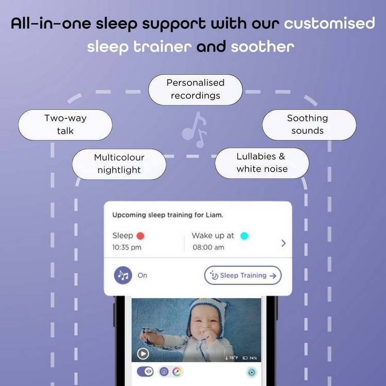 Hubble Go Baby Smart Camera baby monitor (British brand)