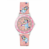 Argos Bluey Time Teacher Silicone Printed Pink Strap Watch- Buy online at McGrocer