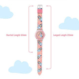Bluey Time Teacher watch with pink silicone strap (British brand)