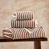Argos Yard Hebden Stripe Hand Towel Brown 100x50cm- Buy online at McGrocer