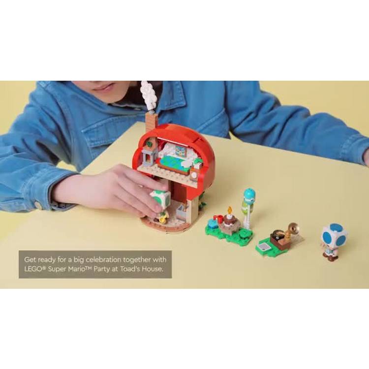 LEGO Super Mario Toad's House building set 276 pieces - British product