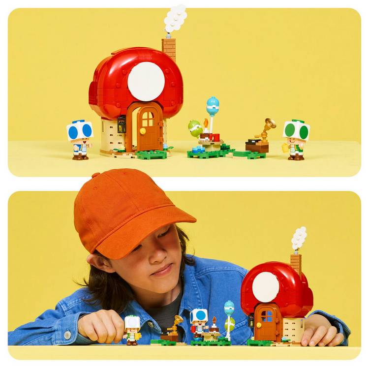 LEGO Super Mario Toad's House building set 276 pieces - British product