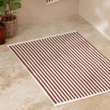 Argos Yard Hebden Stripe Bath Mat - Brown 70cm x 50cm- Buy online at McGrocer
