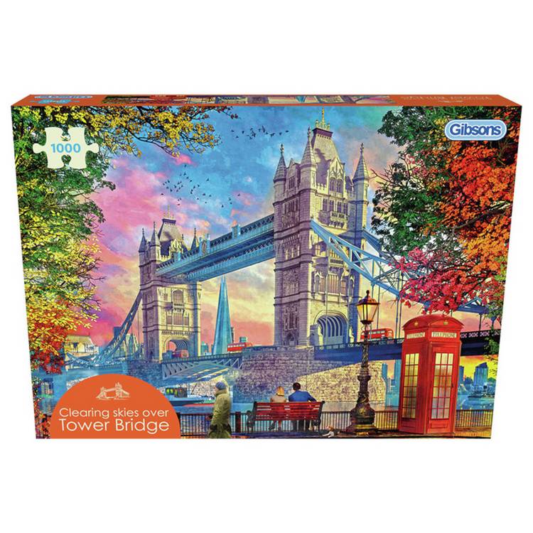 Gibsons Tower Bridge 1000 piece jigsaw puzzle (British brand)