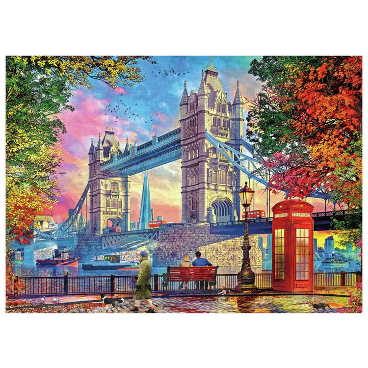 Gibsons Tower Bridge 1000 piece jigsaw puzzle (British brand)