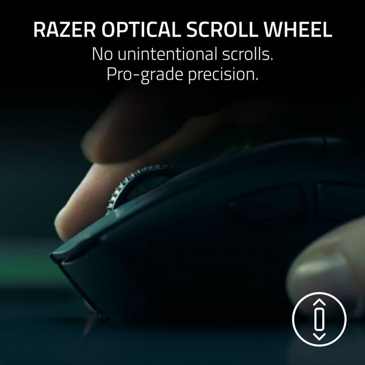 Razer DeathAdder V4 Pro wireless gaming mouse black, UK version