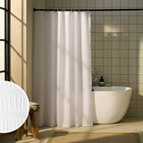 Argos Habitat Seersucker Shower Curtain - White - 180 x 180 cm- Buy online at McGrocer