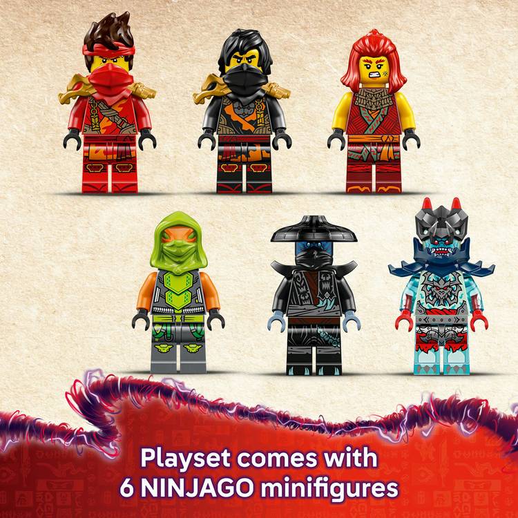 LEGO NINJAGO Ninja Combat Vehicle building toy set 561 pieces, UK version