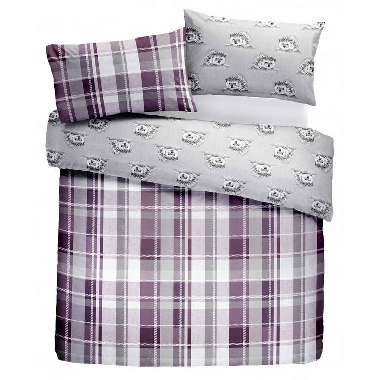 D&D Colville Check bedding set double (British brand)