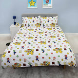 Nintendo Super Mario bedding set black and white double (British brand)