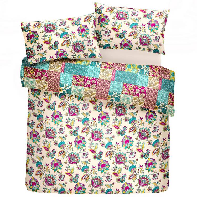 Dreams & Drapes Marinelli cream double duvet set, UK version