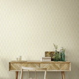 Hoopla Walls Retro Arch Cream wallpaper 50cm x 10m, UK version
