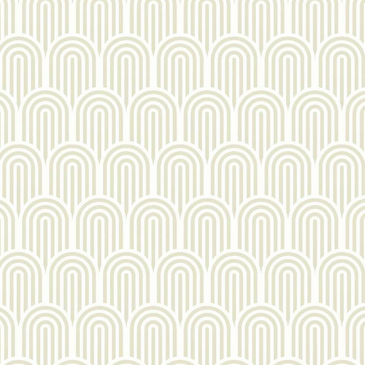 Hoopla Walls Retro Arch Cream wallpaper 50cm x 10m, UK version