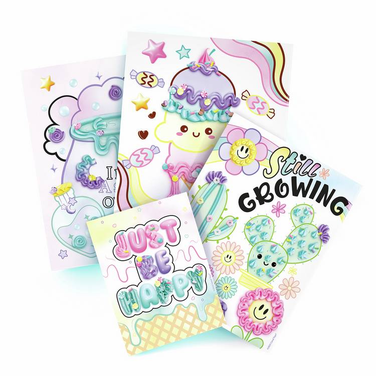 Art Lab Fluffy Paint Studio craft set - British product