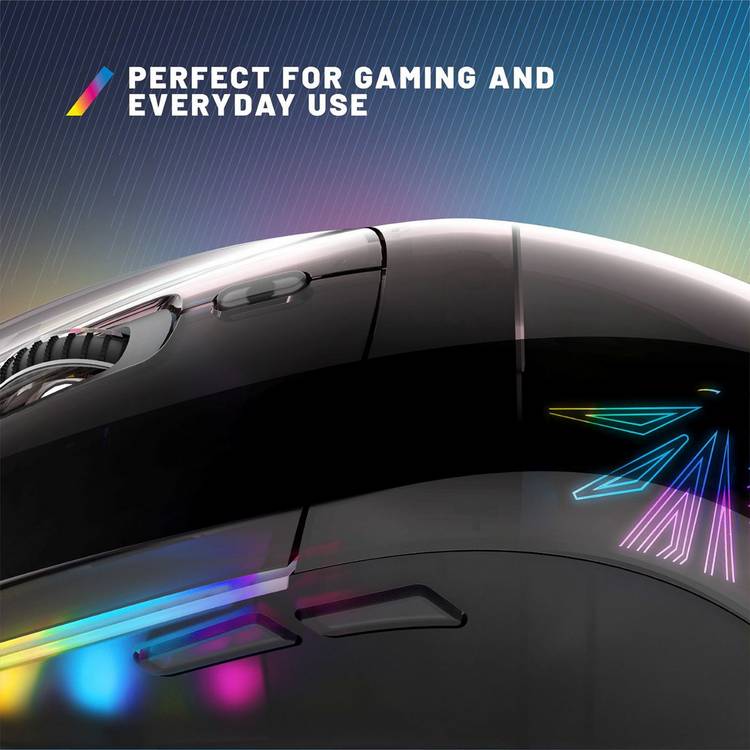 STEALTH 3D Light-Up wired gaming mouse - British product