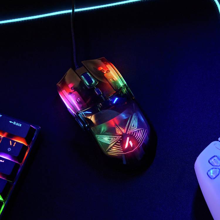 STEALTH 3D Light-Up wired gaming mouse - British product